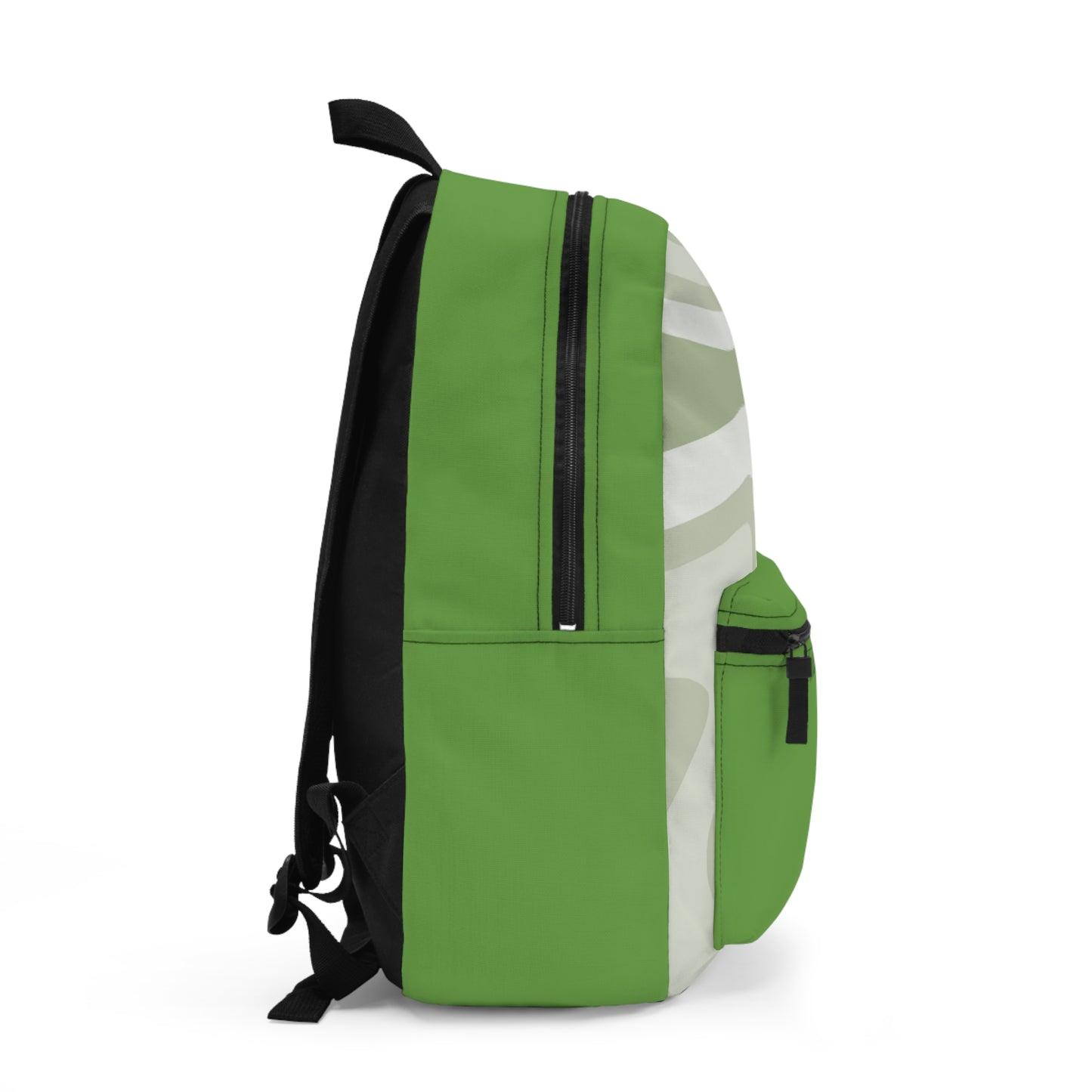 green swirls backpack