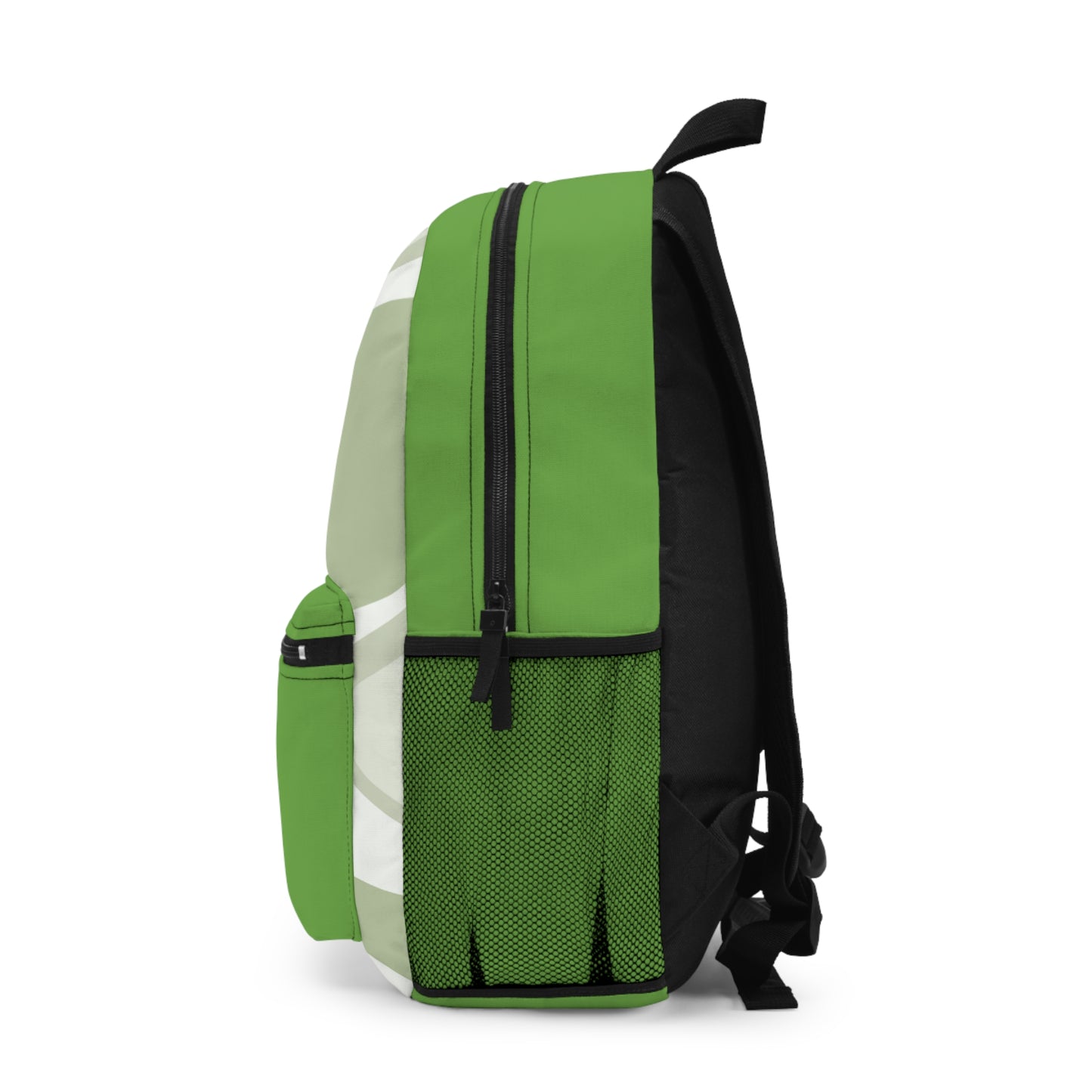 green swirls backpack